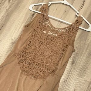 Mini Tan Dress 👗